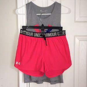Under Armor l Tank and short matching set GL